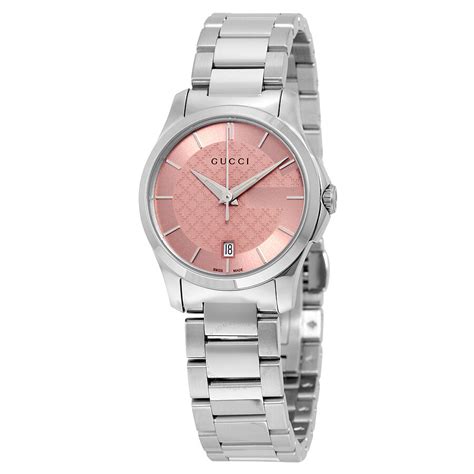 gucci g line pink|Gucci g timeless stainless.